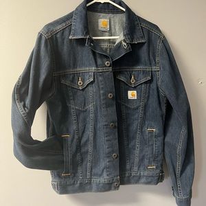 Ladies carhartt jean jacket NWOT